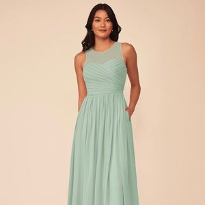 Elegant Sage Green Formal Dress